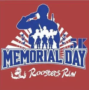 Roosters Memorial Day 5k Run logo