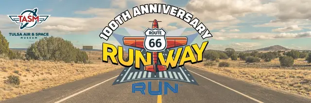 Route 66 100th Anniversary - Runway Run 10K/5K logo