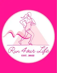 Run 4our Life: Pink Path Virtual 5K logo