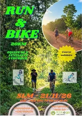 Run and bike 20km logo