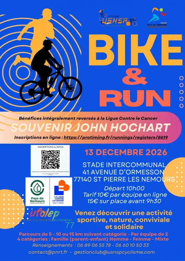 Run and Bike Souvenir John Hochart logo