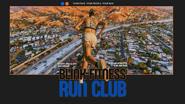 Run Club - Blink Fitness Burbank logo