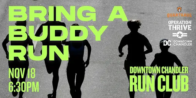 Run Club Bring a Buddy Run logo