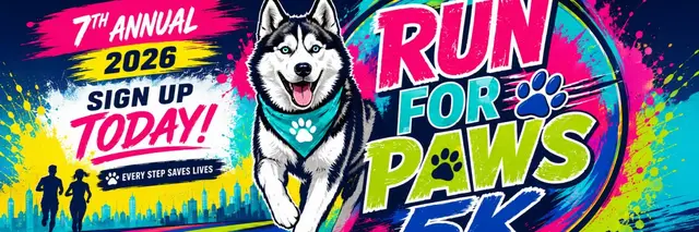 Run for Paws 5K - Benefiting the Lantz Tucker Memorial Fund logo