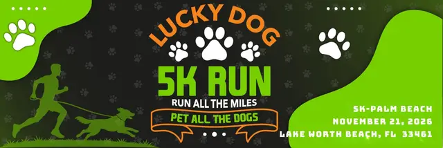 Run for the Dogs 5k  - Palm Beach logo