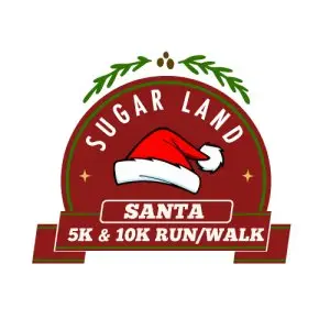 Run Houston! Sugar Land Santa 5K & 10K presented by Houston Methodist logo