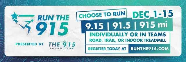 RUN THE 915 logo