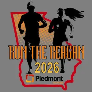 Run the Reagan 2026 logo