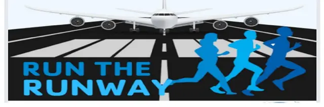 Run The Runway 5K Run and Fun Walk logo