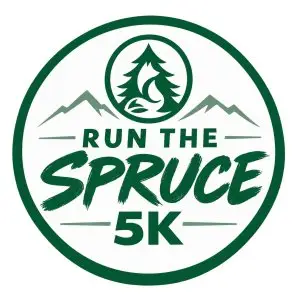 Run the Spruce 5K and 1K Fun Run logo
