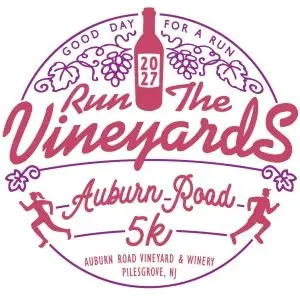 Run the Vineyards Auburn Road Winery 5K logo