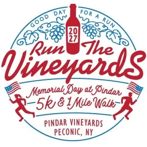 Run the Vineyards - Memorial Day at Pindar 5K logo