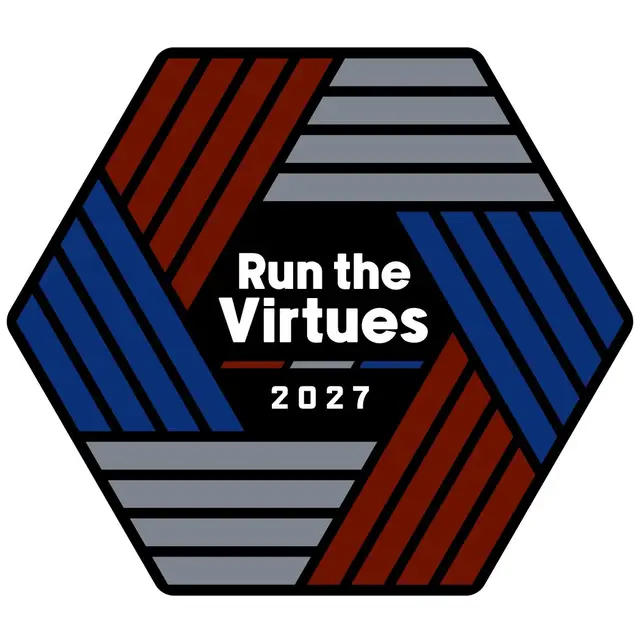 Run the Virtues 5K and 1 Mile Run/Walk logo