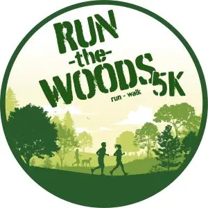 Run the Woods 5k logo