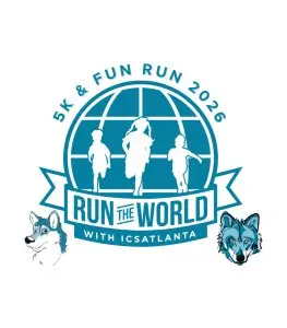 Run the World with ICSAtlanta 5K & Fun Run logo