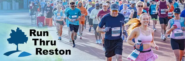 Run Thru Reston Half Marathon & 5K logo