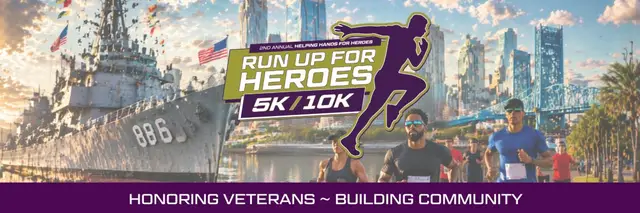Run Up for Heroes logo