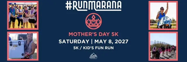 #RUNMARANA Mother's Day 5k and Kid’s Free FUN Run logo