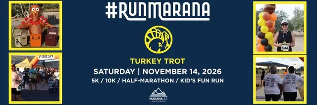 #RUNMARANA Turkey Trot and Kid’s Free FUN Run logo