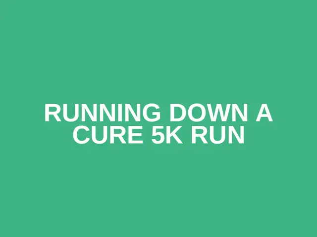 Running Down a Cure 5k Run logo
