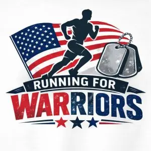 Running For Warriors logo
