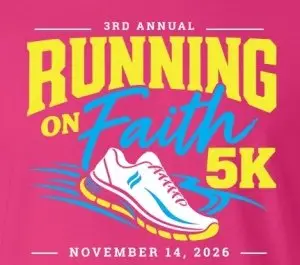 Running on Faith 5K logo