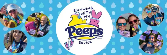 ‘RUNNING WITH MY PEEPS 5K/10K’ (Houston, TX) logo