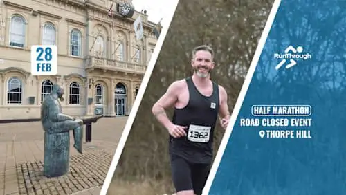 RunThrough Leicestershire Half Marathon February 2027 logo