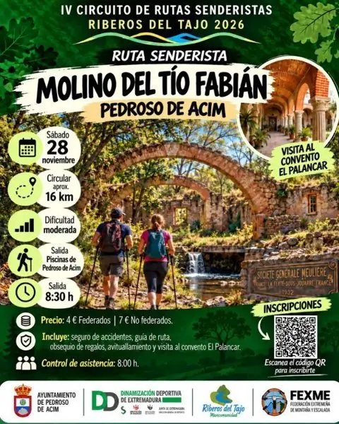 Ruta senderista Molino del Tío Fabián logo