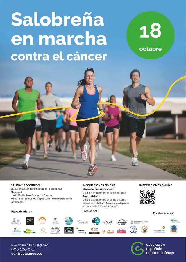 Salobreña en Marcha contra el cáncer logo