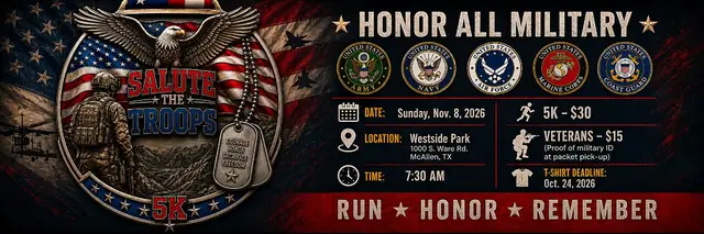 Salute the Troops 5K Run/ Walk logo