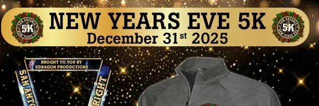 San Antonio New Years Eve 5k logo