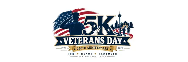 San Antonio Veterans Day 5K Run/Walk logo