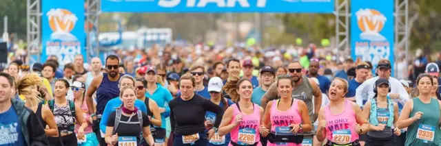 San Diego Beach & Bay Half Marathon logo