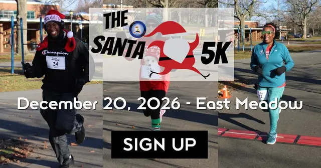 Santa 5K LIRRC 2026 logo