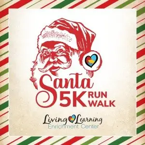 Santa 5k Run/Walk logo