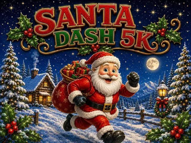 Santa Dash 5k logo