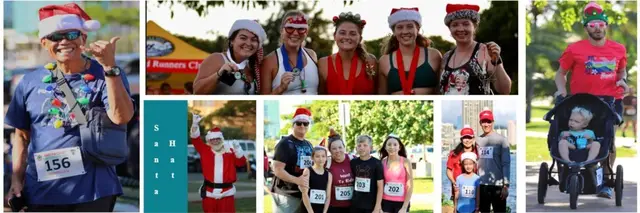 Santa Hat 5K & 1M Family Fun Run/Walk logo