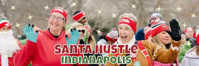 Santa Hustle Indianapolis logo