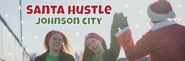 Santa Hustle Johnson City logo