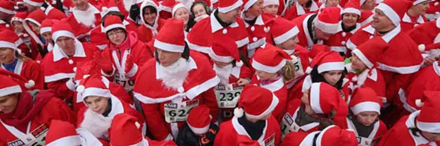 Santa Run 5K (Quitman-Lake Fork Kiwanis) logo