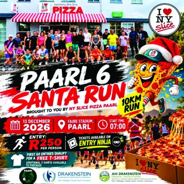 Santa Run NY Slice Paarl logo