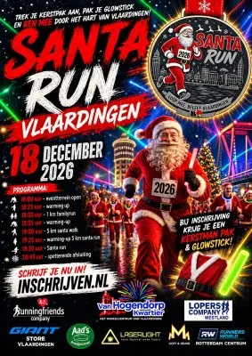 Santa run Vlaardingen logo