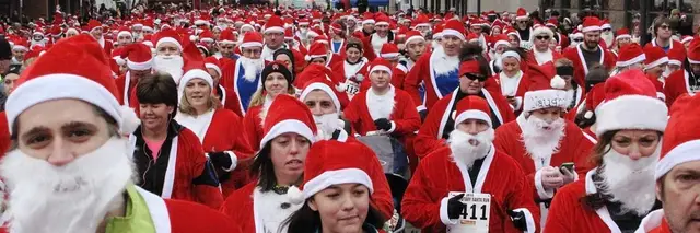 Santa Run & Walk 5K/2K | Hometown Happenings logo