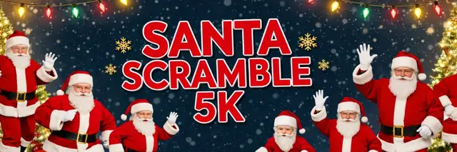 Santa Scramble 5K logo