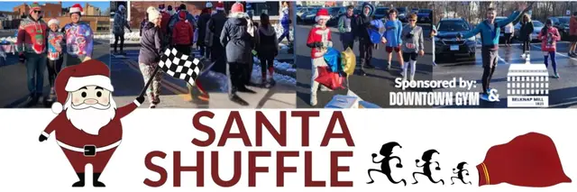 Santa Shuffle Laconia logo