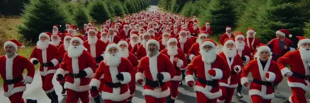 Santa Sleighs 5K logo