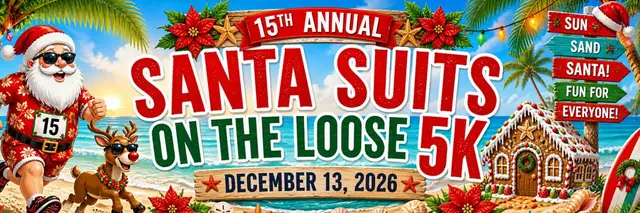 Santa Suits On The Loose 5K Walk/Jog/Run logo