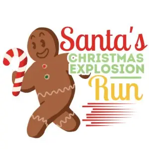 Santa's CHRISTMAS EXPLOSION Run logo