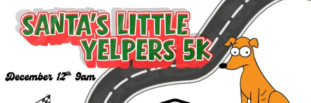 Santa's Little Yelper's 5K logo